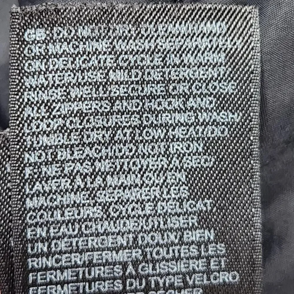 North Face Instigator Jacket Mens Large Gray Pinstripe Hooded Full Zip Insulated